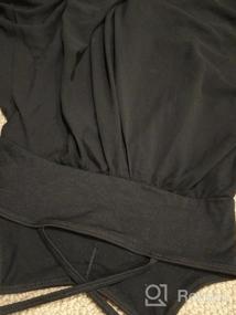 img 5 attached to Ошеломляющий и сверкающий: YiZYiF камизол-леотард из шифона для девочек - модная блестящая одежда.