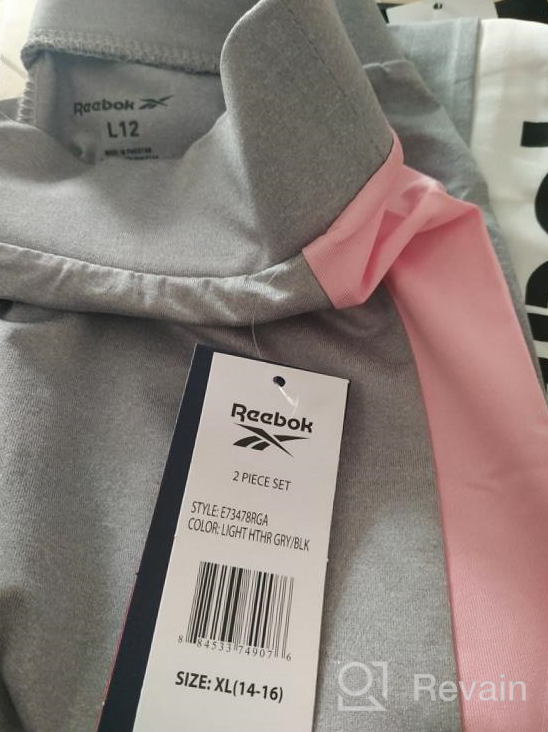 img 1 attached to 👧 Stylish Reebok Girls' Leggings: Comfortable and Trendy Bottoms for Active Girls! review by Stephanie Traub