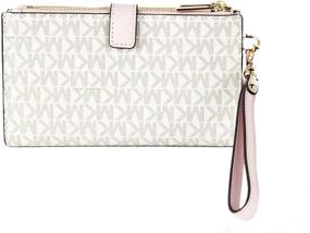 img 1 attached to Michael Kors Wristlet Vanilla Softpink Women's Handbags & Wallets - Wristlets