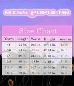 img 1 attached to MISS POPULAR Leggings Comfortable Waistband Girls' Clothing ~ Leggings