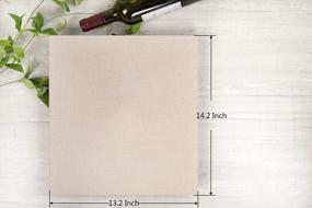 img 3 attached to Potricher Photo Album: 600 Pockets Linen Cover For 4X6 Photos - Extra Large Capacity Family Wedding Anniversary Baby Book (Beige)