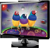 🖥️ enhance your viewing experience with the viewsonic va1932wm 19 inch widescreen monitor wide screen logo
