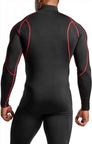 img 2 attached to Men'S UPF 50+ Compression Shirts - TSLA 1 Or 3 Pack, Perfect For Athletic Workouts, Water Sports And Rash Guard Protection