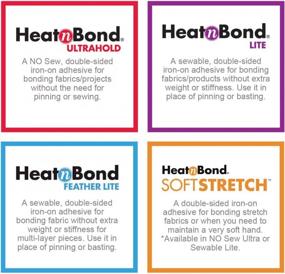 img 1 attached to 🔥 HeatnBond Lite Iron-On Adhesive Value Pack – 17" x 5.25 yards