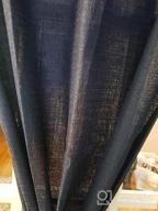 img 1 attached to Beautiful Grey Semi-Sheer French Door Curtains - Perfect For Any Home Decor! review by Stephen Good