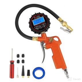 img 4 attached to FOVAL Digital Tire Inflator: 250 PSI Pressure Gauge & Compressor Accessories for Accurate Inflation and Easy Connection