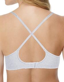 img 3 attached to Hanes Womens Convertible Seamless Heather Women's Clothing via Lingerie, Sleep & Lounge