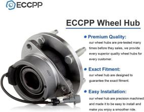 img 2 attached to 🚗 ECCPP Front Wheel Bearing Hub Assembly - Compatible with 05-10 Chevy Cobalt, 06-11 Chevy HHR, 05-06 Pontiac Pursuit, 07-10 Pontiac G5, and 04-07 Saturn Ion with ABS - Fits Driver or Passenger Side - Part # 513206