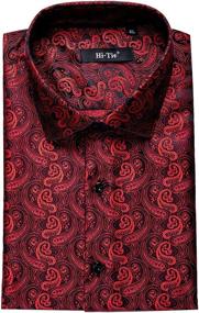 img 3 attached to Hi Tie Fashion Paisley Sleeve Regular