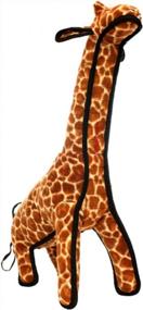 img 3 attached to TUFFY Zoo Giraffe Toy: The Ultimate Durable & Tough Soft Dog Toy For Tug, Toss & Fetch. Multiple Layers & Interactive Play. Machine Washable & Floats!