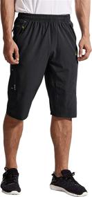 img 1 attached to Explore The Outdoors In Style: TBMPOY Men'S 3/4 Hiking Capri Cargo Pants With Zipper Pockets