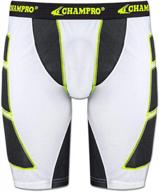 adult sliding shorts for men - champro on deck: ideal for comfortable and protected performance logo