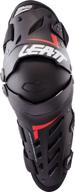 leatt black xx-large knee & shin guard dual axis 1 pack - advanced protection for extreme sports логотип