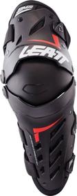 img 2 attached to Leatt Black XX-Large Knee & Shin Guard Dual Axis 1 Pack - Advanced Protection for Extreme Sports