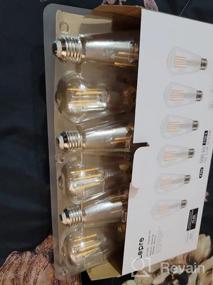 img 8 attached to 6-Pack 60W Equivalent LED Edison Bulbs - 4000K Neutral White, Dimmable ST19 Vintage Filament