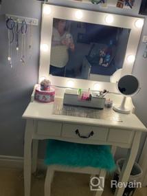 img 6 attached to Waneway Hollywood Vanity Mirror With Lights - Illuminate Your Beauty Routine In Style