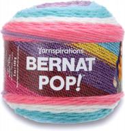 bernat pop! snow queen 5oz medium gauge 100% acrylic yarn for optimal search engine results logo