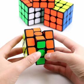 img 1 attached to 15 Pack Eco-Friendly 3X3X3 Cube Puzzle Set для детей и взрослых - 2,2 дюйма с каждой стороны, игрушка для вечеринок с яркими цветами, школьные принадлежности, игра для вечеринок или сувениров