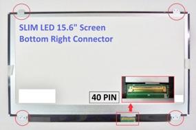 img 1 attached to 🖥️ BOE NT156WHM-N10 Замена ЖК-экрана ноутбука LED HD с блестящей поверхностью - Быстрая доставка, гарантия 2 года