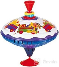 img 3 attached to 🎵 Bolz Playbox Music Spin Top for Kids - Entertaining Buzz Grows Louder as Top Spins Faster, Exceptionally Long-lasting