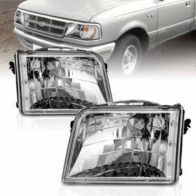 img 4 attached to Upgrade Your Ford Ranger With AmeriLite Headlights - Passenger And Driver Side Included!