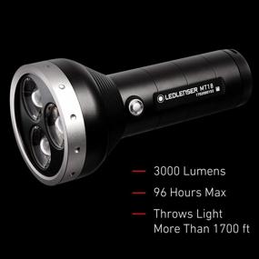img 1 attached to Light Up Your Outdoor Adventures With The Ledlenser MT18 Rechargeable Handheld Flashlight - 3000 Lumens, High Power LED!