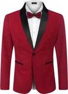 stylish coofandy tuxedo jacket: perfect for weddings, proms, and parties логотип