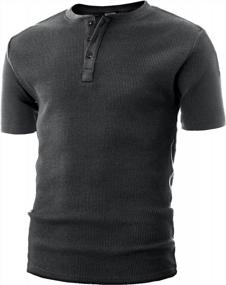 img 4 attached to GIVON Casual Sleeve Lightweight GMT001 BLACK M Men's Clothing for Shirts