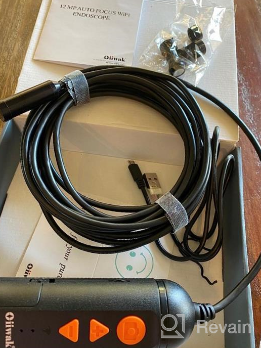 img 1 attached to 16.5FT Autofocus Wireless Endoscope Camera - 12MP 3104P HD Borescope Inspection For IPhone Android 5G WiFi Plumbing Air Duct Wall HVAC. review by Patrick Carlson