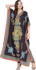 img 3 attached to Gypsie Polyester Kaftan Caftan Casual Women's Clothing : Swimsuits & Cover Ups