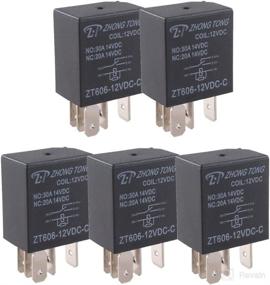 img 4 attached to 🚗 Pack of 5 ESUPPORT Car Heavy Duty Waterproof Relay Switch 12V 30A SPDT 5Pin - Ideal for Automotive Electrical Use