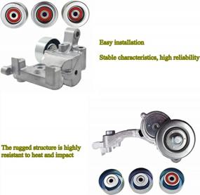 img 1 attached to High-Quality Drive Belt Tensioner & Pulley Set For Toyota 4Runner, FJ Cruiser, Tacoma & Tundra - Perfect Fit For 4.0 V6 Engine