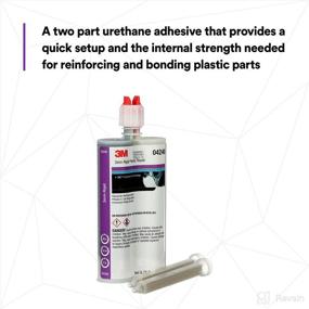 img 1 attached to 🔩 3M Semi-Rigid Plastic Repair - Strong Adhesion, Long-lasting, Fast-curing - Dual Syringe, 200 mL Cartridge