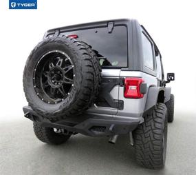 img 2 attached to 🚙 Tyger Auto TG-TR8J88818 Tire Carrier Kit for 2018-2022 Jeep Wrangler JL (Textured Black, 37-inch Spare Tire Compatible, 4xe Included)