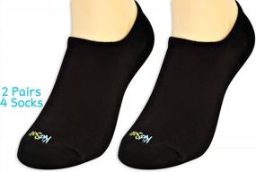 img 4 attached to Гелевые носки KidSole для детей с болезнью Севера и болями в пятках – мягкие носки до щиколотки с полным покрытием