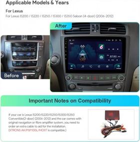 img 3 attached to XTRONS 10.1 Inch Android 12 Car Radio For Lexus IS250/IS300/IS350 - Octa Core, 4GB+64GB, Bluetooth, DSP Car Play & More!