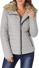 img 1 attached to 🧥 Vetinee Women's Casual Pockets Quilted Jacket: Stylish Outerwear for Coats, Jackets & Vests