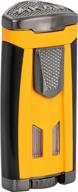 xikar hp3: the ultimate triple-flame cigar lighter with honeycomb texture and ez-view red fuel window logo