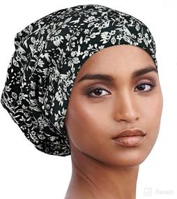 img 1 attached to 👒 Alnorm Jersey Breathable Beanie: Stylish and Comfortable Slouchy Headwear for Personal Care in Bath & Bathing Accessories