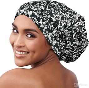 img 3 attached to 👒 Alnorm Jersey Breathable Beanie: Stylish and Comfortable Slouchy Headwear for Personal Care in Bath & Bathing Accessories