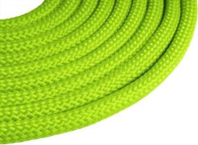 img 1 attached to 30Ft Long Heavy Duty Dog Training Leash In Neon Green - BRONZEDOG Check Cord Tracking Line Ideal For Puppies And Dogs