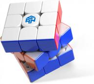 revolutionize your cubing with the gan 12 maglev 3x3 stickerless speed cube: the 2021 flagship puzzle toy with uv coating and primary internal design logo