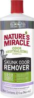 🦨 effective skunk odor remover: nature's miracle odor neutralizing formula logo