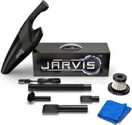 🚗 high power 12v corded jarvis car vacuum cleaner for portable interior cleaning - wet & dry with microfiber towel logo