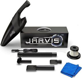 img 4 attached to 🚗 High Power 12V Corded Jarvis Car Vacuum Cleaner for Portable Interior Cleaning - Wet & Dry with Microfiber Towel