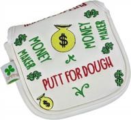 score big with foretra's money-maker golf putter headcover for square mallet style putters logo