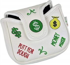 img 3 attached to Score Big With Foretra'S Money-Maker Golf Putter Headcover For Square Mallet Style Putters