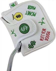 img 1 attached to Score Big With Foretra'S Money-Maker Golf Putter Headcover For Square Mallet Style Putters