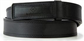 img 4 attached to Men'S Top Grain Leather Belt - Kolossus Belts For Men