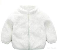 🧥 warm and adorable baby winter fleece coat with faux fur, hood and ears - perfect outwear for toddler boys and girls, fall and winter outfit essential logo